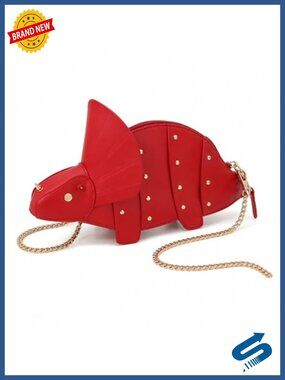 Novelty Fish Clutch Crossbody Bag PU Leather Women Shoulder Purse Cute Animal